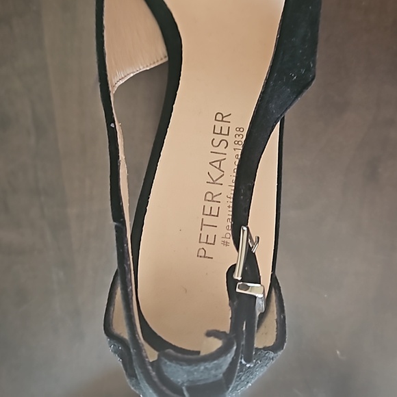 Peter Kaiser black suede slingbacks - never worn - Picture 3 of 6